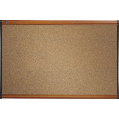 Quartet - Tableau d'affichage en mousse embossé Prestige - hauteur de la planche 36 po (914,40 mm) x largeur de la planche 48 po (1219,20 mm) - Surface Noir Mousse - Auto-guérissant - Frame Argenté Aluminium - 1 chaque GAUFRÉ  MOUSSE COMPACTE RETENANT BIEN LES PUNAISES