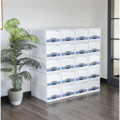 Stor/Drawer® Steel Plus(tm) - Letter - Internal Dimensions: 12.50" (317.50 mm) Width x 23.25" (590.55 mm) Depth x 10.38" (263.52 mm) Height - External Dimensions: 14" (355.60 mm) Width x 25.5" (647.70 mm) Depth x 11.5" (292.10 mm) Height - Media Size Supported: Letter - Heavy Duty - Stackable RE-ENFORCED STORAGE DRAWER LTR SZ  65% REC / 59% PCW