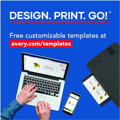 Avery® Printable Business Cards, 2" x 3.5" , White, 2500 Cards (05911) - 97 Brightness - 80 lb (36287.39 g) Basis Weight - 216 g/m² Grammage - Uncoated, Perforated, Recyclable, Printable - White - 2500 / Box MICROPERFORATED LASER PRINTER 80LBS MATTE WHITE