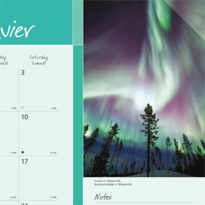 Blueline 2026 Imagine 12-Month Monthly Desk Pad/Calendar - January to December - 22" x 17" - Canadian Provinces - Bilingual - Julian Dates - Monthly - 12 Month - January 2026 to December 2026 - 1 Month Single Page Layout - 22" (558.80 mm) x 17" (431.80 mm) Sheet Size - Desk Pad - Vinyl - Bilingual,   