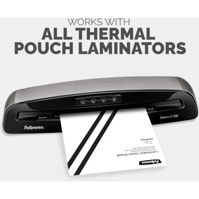 Fellowes Laminator Cleaning Sheets 10pk - White - 10 / Pack 10 PACK 