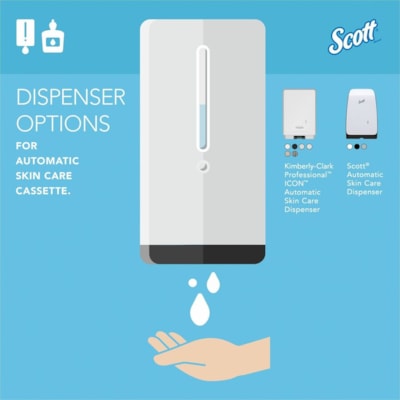Scott Recharge de mousse désinfectante pour les mains - 1,20 L - Main - clair - 2 / Carton  