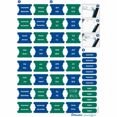 Blueline Miracle Bind/CoilPro 16-Month Monthly Planner, 9-1/4" x 7-1/4" , Bilingual - Julian Dates - Monthly - 16 Month - September 2024 - December 2025 - 1 Month Single Page Layout - 9 1/4" (234.95 mm) x 7 1/4" (184.15 mm) Sheet Size - Spiral Bound - Black Cover - Bilingual, Address Directory, Phon  