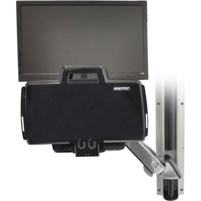 Ergotron StyleView Multi Component Mount for Notebook, Mouse, Keyboard, Monitor, Scanner - Polished Aluminum - Height Adjustable - 1 Display(s) Supported - 24" Screen Support - 29 lb (13154.18 g) Load Capacity - 75 x 75, 100 x 100 - VESA Mount Compatible w Sit-Stand Combo Arm (polishe d aluminum) - Alumin
