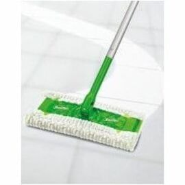 Swiffer Professional Sweeper Mop Starter Kit (Mop Only) - 0.31" (7.87 mm) Diameter Plastic Handle - Lightweight, Easy to Use, Flexible, Swivel Head - 1 Unit - Green 10-INCH FLOOR MOP SWIFFER  3-71