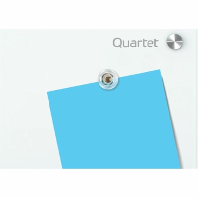 Quartet - Tableau effaçable à sec Infinity - largeur de 96 po (2438,40 mm) x hauteur de 48 po (1219,20 mm) - Surface Blanc En verre trempé - Horizontale/Verticale - Magnétique BLANC 