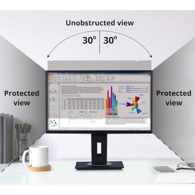 ViewSonic Privacy Filter Screen Protector - For 23" (584.20 mm) WidescreenMonitor - Scratch Resistant - Anti-glare  ACCS 
