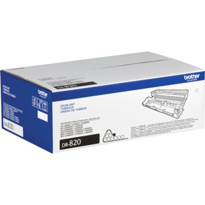 Brother DR820 Drum Unit - Laser Print Technology - 30000 - Black - OEM - 1 Each 30000 PG DUTY CYCLE 