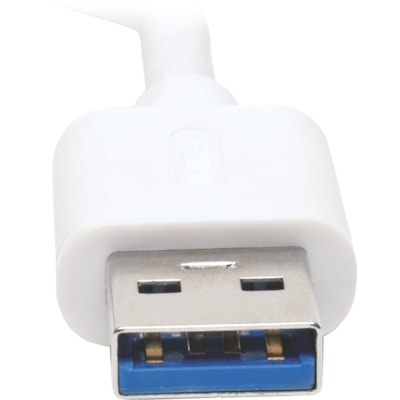Tripp Lite series 4-Port Portable USB 3.0 SuperSpeed Mini Hub, Aluminum - USB - External - 4 USB Port(s) - 4 USB 3.0 Port(s) peed Mini Hub  Aluminum 