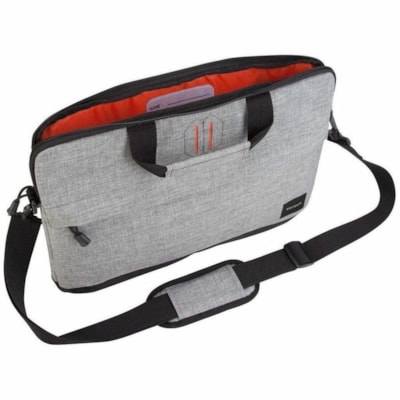 Targus Strata TSS63204US Carrying Case (Sleeve) for 15.6" Notebook - Pewter - Damage Resistant Interior - Polyester Body - Shoulder Strap, Handle - 14" (355.60 mm) Height x 2" (50.80 mm) Width SLIPCASE 