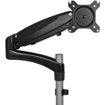 StarTech.com Laptop Monitor Stand, Computer Monitor Stand, Articulating, VESA Mount Monitor Desk Mount, For up to 27"(17.6lb/8kg) Displays - Raise your laptop & monitor off your desk, to create a dual-display workspace and increase productivity - Single Monitor Arm with Laptop Stand - Works on all V  CPNT 