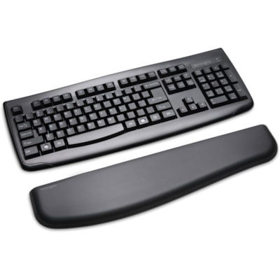 Kensington ErgoSoft Wrist Rest for Standard Keyboards - 0.60" (15.24 mm) x 17.52" (445.01 mm) x 3.98" (101.09 mm) Dimension - Gel, Rubber - Skid Proof - Keyboard - 1   