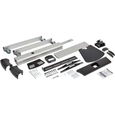 Tripp Lite series Mobile Flat-Panel Floor Stand for 32" to 70" TVs and Monitors - Up to 70" Screen Support - 150 lb (68038.86 g) Load Capacity - 2 x Shelf(ves) - 81.50" (2070.10 mm) Height x 32.60" (828.04 mm) Width x 27.60" (701.04 mm) Depth - Floor - Metal, Plastic, Aluminum, Steel - Black, Silver  2PST 