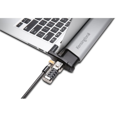 Kensington MicroSaver 2.0 Laptop Locking Station - for Security, Notebook - Brushed Aluminum - 1 Each NON-INVASIVE LOCKING DEVICE LAPTOPS/CHROME BOOKS 11 -15.6