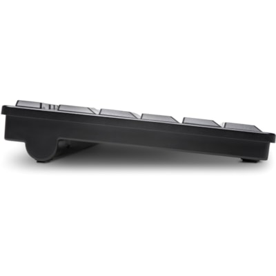 Kensington Pro Fit Wireless Desktop Set - Black - USB Wireless RF 2.40 GHz Keyboard - English (US), International - Black - USB Wireless RF Mouse - Laser - 1000 dpi - Scroll Wheel - Black - Symmetrical - AA, AAA - Compatible with Computer, Notebook for Mac, PC - 1 TBOPT 