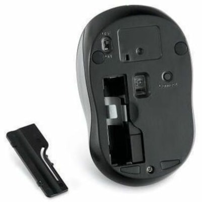 Verbatim Silent Wireless Blue LED Mouse - Blue - Blue LED/Optical - Wireless - Radio Frequency - Blue - USB Type A - Scroll Wheel - 3 Button(s) - 1 Each COLOR - BLUE 