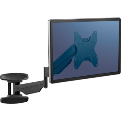 Fellowes - Fixation murale pour Moniteur, Téléviseur - Noir - 1 Écran(s) supportés - 42 po Support d'écran - 66 lb (29937,10 g) Capacité de charge - 1 chaque LIFT RANGE OF 11". GAS SPRING HOLDS 42"/66LB MONITOR