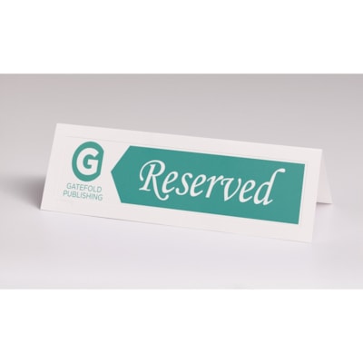 Avery® Printable Large Tent Cards, Embossed, Two-Sided Printing, 3-1/2" x 11" , 50 Cards - 97 Brightness - 3 1/2" (88.90 mm) x 11" (279.40 mm) - 65 lb (29483.50 g) Basis Weight - 176 g/m² Grammage - Embossed, Printable, Micro Perforated, Jam-free, Smudge-free, Double-sided, Heavyweight - Wh EMBOSSED CARD STOCK LARGE SIZE 1 CARD/SHEET AVERY 50/BX