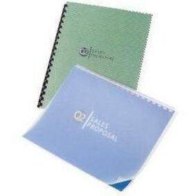 GBC Design View Letter Presentation Cover - 8 1/2" (215.90 mm) x 11" (279.40 mm) - 0.9 pt. (0.32 mm) - Poly, Plastic - Frost - 25 Piece SIZE 8 1/2 X 11" CLEAR VIEW BINDING COVER