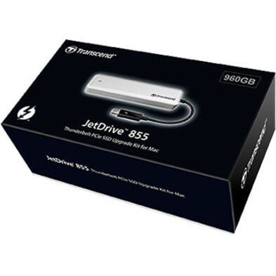 Transcend JetDrive 855 960 GB Solid State Drive - Internal - PCI Express (PCI Express 3.0 x4) - 1600 MB/s Maximum Read Transfer Rate - 5 Year Warranty  FOR MAC  JETDRIVE 855 M13-M15  ENCLOSURE