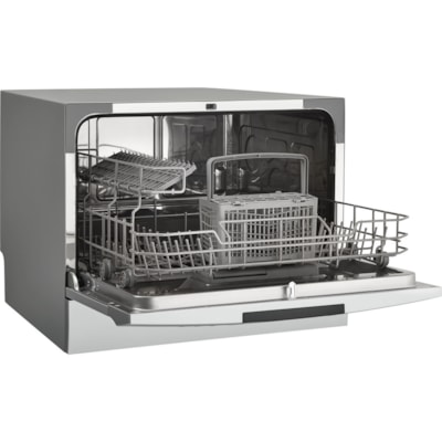 Danby 6 Place Setting Dishwasher - Countertop - 6 Place Settings - 11.73 L Capacity - 8 Programmes - 54 dB - Silver, Black  