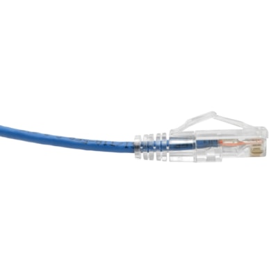 Tripp Lite series Cat6 UTP Patch Cable (RJ45) - M/M, Gigabit, Snagless, Molded, Slim, Blue, 15 ft. - 15 ft (4.57 m) Category 6 Network Cable for Network Device, Printer, Photocopier, Router, Server, Computer, Modem, Switch, Workstation - First End: 1 x RJ-45 Network - Male - Second End: 1 x RJ-45 Ne isted Pair (UTP) - Male Left G ender - Male Right G