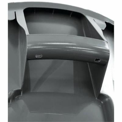 Rubbermaid Brute Container With Venting Channels 166.5 L - Grey - 166.50 L Capacity - Venting Channel, Durable, Warp Resistant, Crack Resistant, Crush Resistant, UV Resistant, Damage Resistant, Fade Resistant, Stackable, Contoured Base Handle - 31.3" (796 mm) Height x 28.2" (717 mm) Width x 24.1" (6 GRAY 
