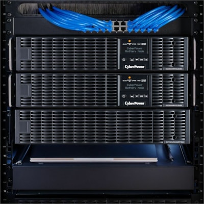 CyberPower UPS Systems OL3000RTXL2UN Smart App Online -  Capacity: 3000 VA / 2700 W - CyberPower OL3000RTXL2UN 3KVA Online UPS 2U sine wave LCD 100-125V RMCARD205 RT 3YR WTY  - Rack/Tower - Online Double Conversion -  Voltag