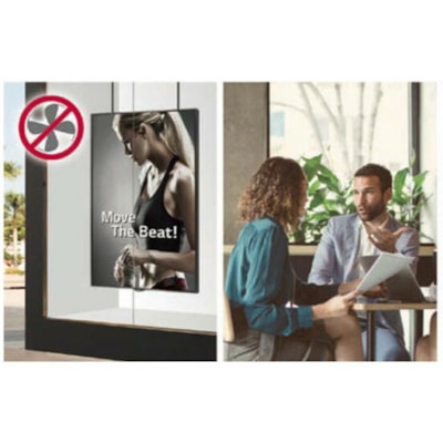 LG 75XS2E-B Digital Signage Display - 75" (1905 mm) LCD - 8 GB - 3840 x 2160 - LED - 2500 cd/m² - 2160p - HDMI - USB - DVI - SerialEthernet - webOS 3.0 - Black  MNTR 