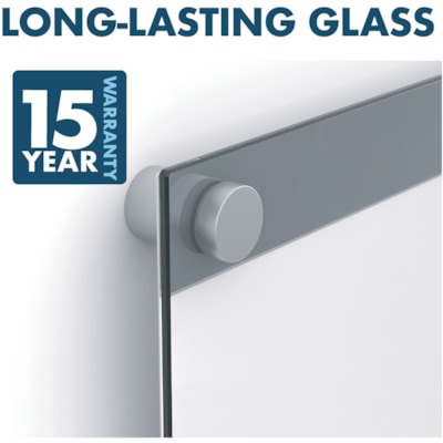 Quartet Infinity Magnetic Board - 11" (279.40 mm) Board Height x 17" (431.80 mm) Board Width - Tempered Glass Surface - Easy to Clean, Long Lasting, Magnetic, Dry Erase Surface - 1 Each INFINITY  QUARTET 