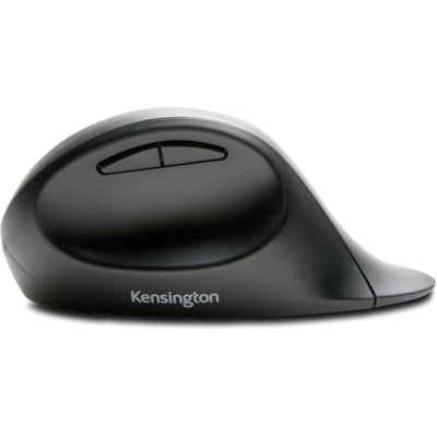 Kensington Pro Fit Ergo Wireless Mouse-Black - Wireless - Bluetooth/Radio Frequency - 2.40 GHz - Black - USB - 1600 dpi - 5 Button(s)  WRLS 