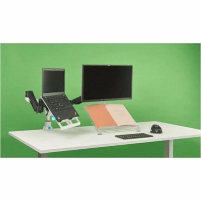 R-Go Zepher 4 Mounting Arm for Monitor - Black - Height Adjustable - 2 Display(s) Supported - 17" to 32" Screen Support - 17.64 lb (8000 g) Load Capacity - 75 x 75, 100 x 100 - VESA Mount Compatible - Aluminum ount fitting screens up to 26 and 18lbs in weight