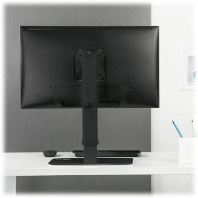 Tripp Lite series DDV1727S Single-Display Monitor Stand, 17" to 27" Monitors - Up to 27" Screen Support - 13.23 lb (6000 g) Load Capacity - 21.26" (540 mm) Height x 12.60" (320 mm) Width x 7.87" (200 mm) Depth - Desktop, Tabletop, Freestanding - Powder Coated - Steel - Black  MNT 