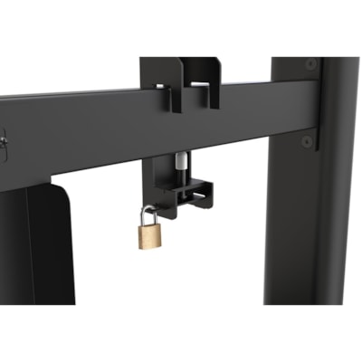 StarTech.com Digital Signage Display Stand - Black - Locking - Cable Management - Portrait Kiosk Enclosure (DSIGNAGESTND) - The portrait kiosk enclosure provides a secure mount for a 45 to 55in TV (with max weight of 176 lb./80 kg) that will captivate passersby - While many kiosks include a display, rovides a secure mount for a 4 5 to 55in TV (with m