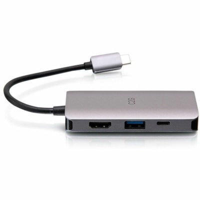 C2G - Station d'accueil C2G54456 - pour Ordinateur portable, Tablette PC - Capacité de chargement - USB Type C - 4K @30Hz, 4K, Full HD - 3840 x 2160, 1920 x 1080 - 3 x Ports USB - 1 x USB 3.0 - 1 x Ports USB Type-A - USB Type-A - 2 x Ports USB Type-C - USB Type-C - 1 x Ports RJ-45 - Ré  With HDMI  USB-A  Ethernet  a nd USB-C Power Deliv