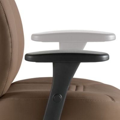 Global ObusForme Comfort High Back Multi-Tilter, Schukra - Black Seat Color - Black Back Color - High Back - 5-star Base - Armrest - 1 Each HIGH BACK MULTI-TILTER  SCHUKR 
