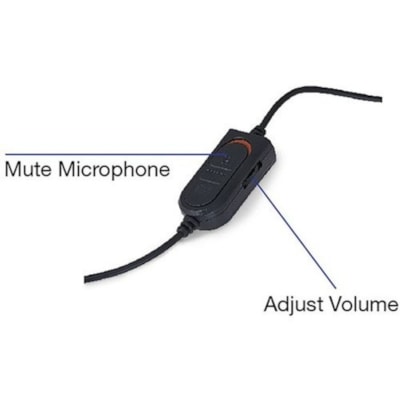 Verbatim Stereo Headset with Microphone and In-Line Remote - Stereo - USB Type A - Wired - 32 Ohm - 20 Hz to 20 kHz - Over-the-head - Binaural - Circumaural - 6.6 ft (2 m) Cable - Omni-directional Microphone WIRED W/MIC & IN-LINE REMOTE 