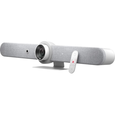 Logitech Rally Bar Mini Video Conferencing Camera - 30 fps - White - USB 3.0 - 3840 x 2160 Video - 120° Angle - 4x Digital Zoom - Microphone - Wireless LAN - Network (RJ-45) - Computer, Notebook  