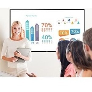 BenQ 75" 4K Smart Signage - ST7502 - 75" (1905 mm) LCD - 3 GB - 3840 x 2160 - Direct LED - 450 cd/m² - 2160p - HDMI - USB - SerialEthernet - Android 8.0 Oreo  MNTR 