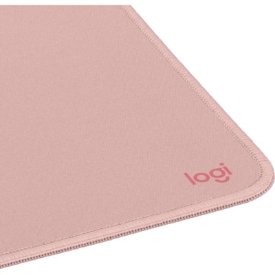 Logitech Studio Series Mouse Pad - 7.87" (199.90 mm) Height x 9.06" (230.12 mm) Width - Dark Rose - Natural Rubber, Nylon - Anti-slip, Anti-fray, Spill Resistant ANTI - SLIP 