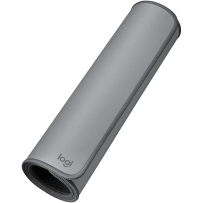 Logitech - Desk Mat Studio Series - tapis de souris - Bureau - longueur de tapis 27,56 po (700 mm) x largeur de tapis 11,81 po (300 mm) - Gris Moyen  