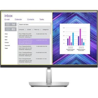 Dell P2723QE 27" Class 4K LCD Monitor - 16:9 - Black, Silver - 27" Viewable - In-plane Switching (IPS) Black Technology - WLED Backlight - 3840 x 2160 - 350 cd/m² - 5 ms - 75 Hz Refresh Rate - HDMI - USB Hub  MNTR 