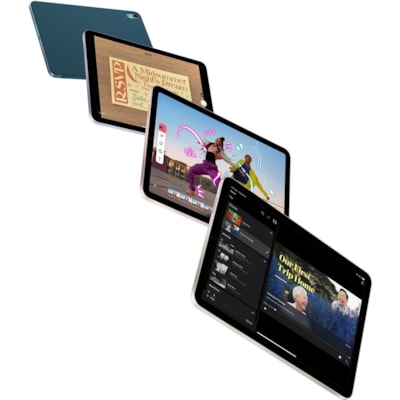 Tablette iPad Air (5th Generation) - 10,9 po (276,86 mm) - Apple M1 Octa-core (8 c¿urs) - 8 Go - 256 Go Stockage - iPadOS 15 - Bleu Apple - 2360 x 1640 - Technologie IPS, Technologie True Tone, Ecran Liquid Retina Affichage - 12 Mégapixels Caméra frontale - 9 Autonomie maximale d B/BLUE 