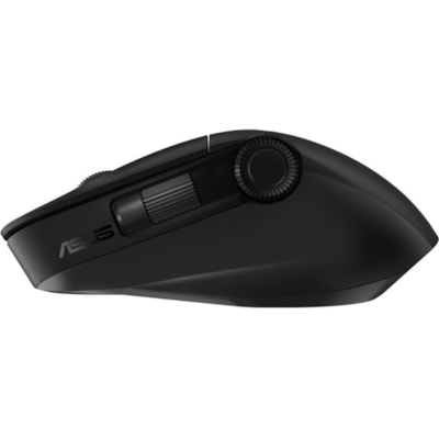 Asus Pro MD300 Mouse - Optical - Wireless - Bluetooth/Radio Frequency - 2.40 GHz - Star Black - USB - 4200 dpi - Scroll Wheel - 6 Programmable Button(s) SS BT SIDE SCROLL WHEEL 