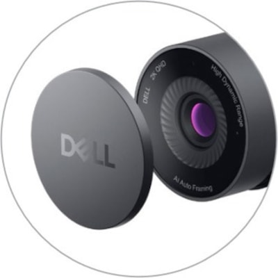 Dell WB5023 Webcam - 60 fps - USB 2.0 Type A - 2560 x 1440 Video - CMOS Sensor - Auto-focus - 78° Angle - 4x Digital Zoom - Microphone - Display Screen, Computer, Monitor  PERP 