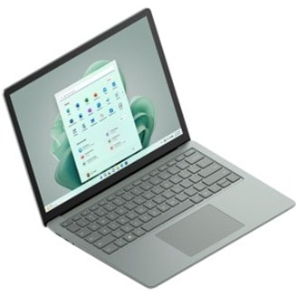 Microsoft Surface Laptop 5 13.5" Touchscreen Notebook - Intel Core i7 12th Gen i7-1265U - Intel Evo Platform - 16 GB - 512 GB SSD - Sage - Intel Chip - 2256 x 1504 - Windows 10 Pro - Intel Iris Xe Graphics - PixelSense - Front Camera/Webcam - 18 Hours Battery Run Time - IEEE 802.11ax Wireless LAN St 0SYST 