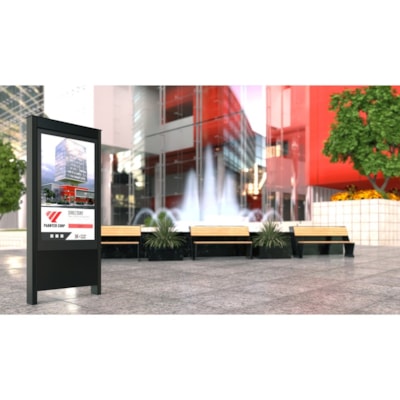 Chief Impact Outdoor Kiosk E4 BLACK 