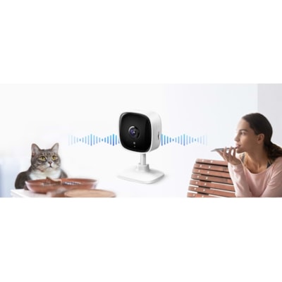 Tapo TAPO C110 3 Megapixel HD Network Camera - 30 ft (9.14 m) Night Vision - H.264 - 2304 x 1296 Fixed Lens - 15 fps - Alexa, Google Assistant Supported  WRLS 