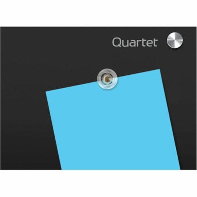 Quartet - Tableau effaçable à sec Infinity - largeur de 72 po (1828,80 mm) x hauteur de 48 po (1219,20 mm) - Surface Noir En verre trempé - Horizontale/Verticale - Magnétique - Sans monture, Résistants, Anti-taches, Ant-tache, Résistant aux rayures, Rés NOIR INFINITY QUARTET 