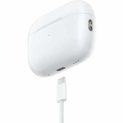 Apple AirPods Pro (2nd generation) with MagSafe Case (USB-C) - Siri - Stereo - True Wireless - Bluetooth - Earbud - Binaural - In-ear - Noise Cancelling Microphone - Noise Canceling - White  WRLS 